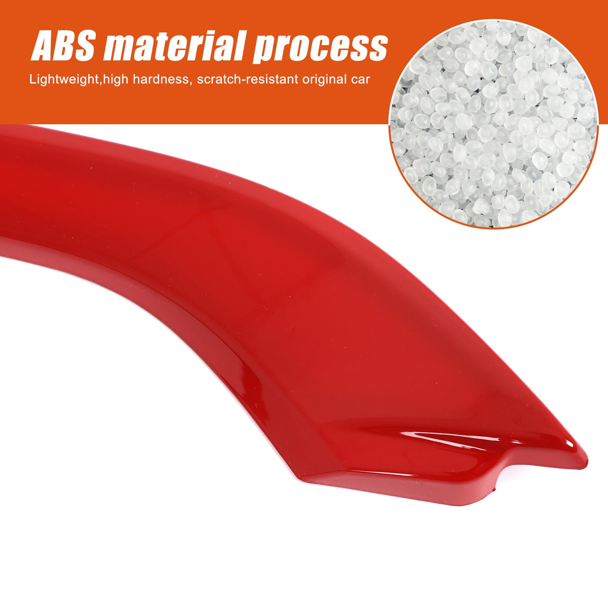 Sport Red ABS Side Fender Vent Frame Trim For Jaguar F-TYPE X152 2013-2020 4
