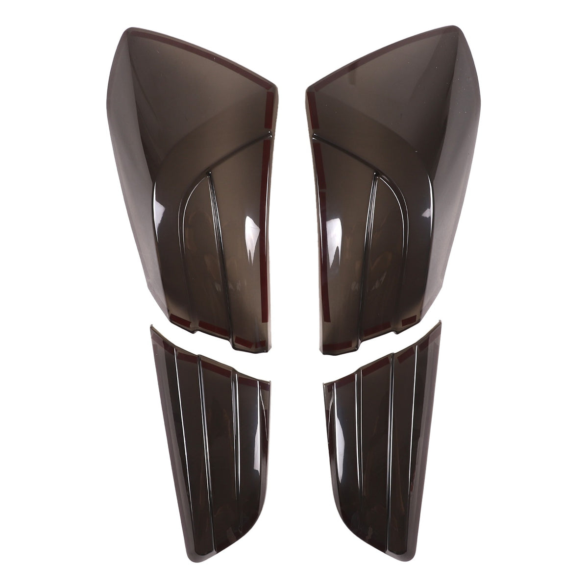 Smoked Rear Tail Light Guard Cover Trim For Maserati Ghibli 2021-24 US 9