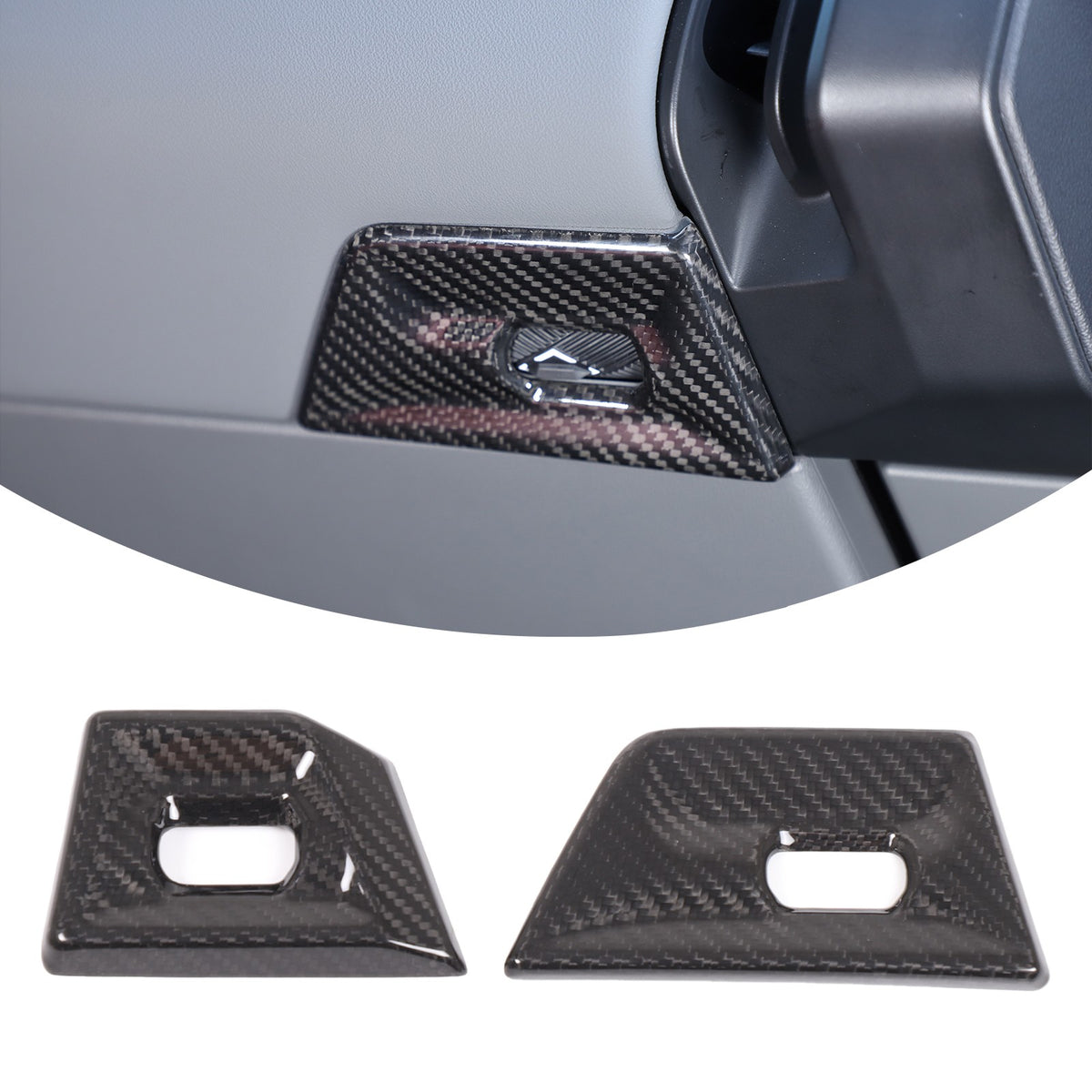 Real Carbon Fiber Dash Side Air Vent Trim Cover For BMW X3 G45 2025+ 6