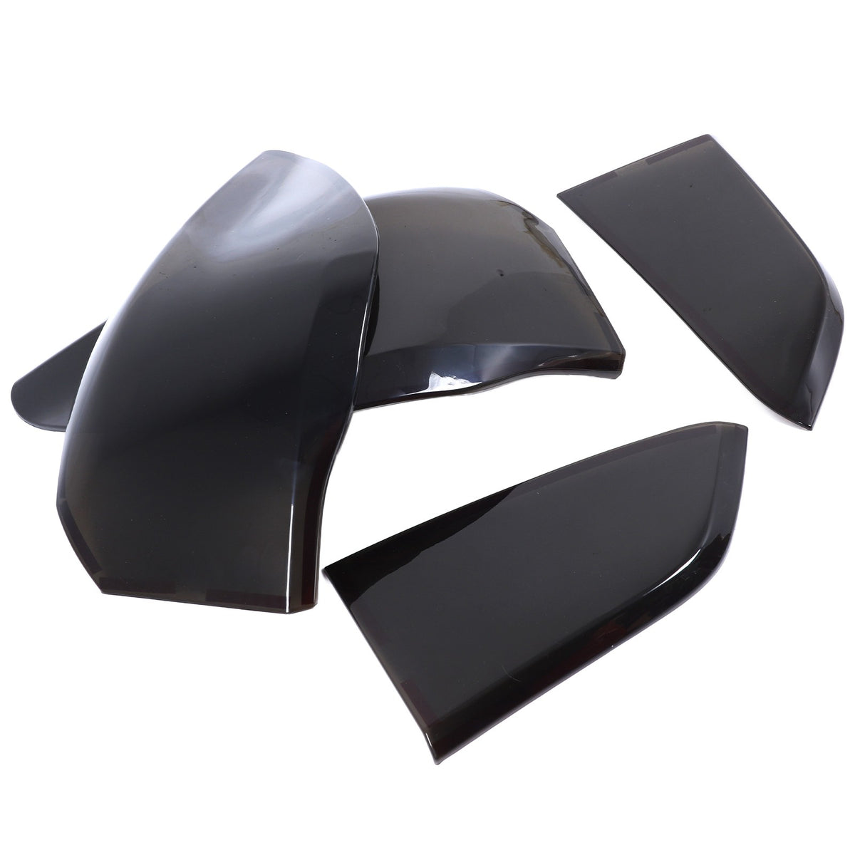 Smoked Black Rear Tail Light Guard Cover Trim Bezel For BMW X1 F48 20-22 US 3