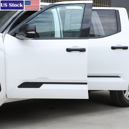 Matte Black Door Side Body Molding Cover Trim For 2022-2025 Toyota Tundra US 1