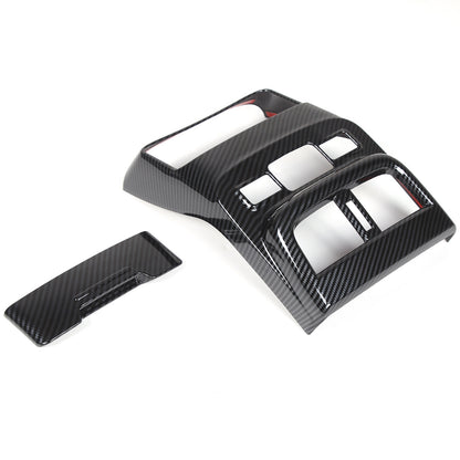 ABS Carbon Fiber Rear Air Vent Outlet Cover Trim For ​Subaru Outback 2021-2023 13