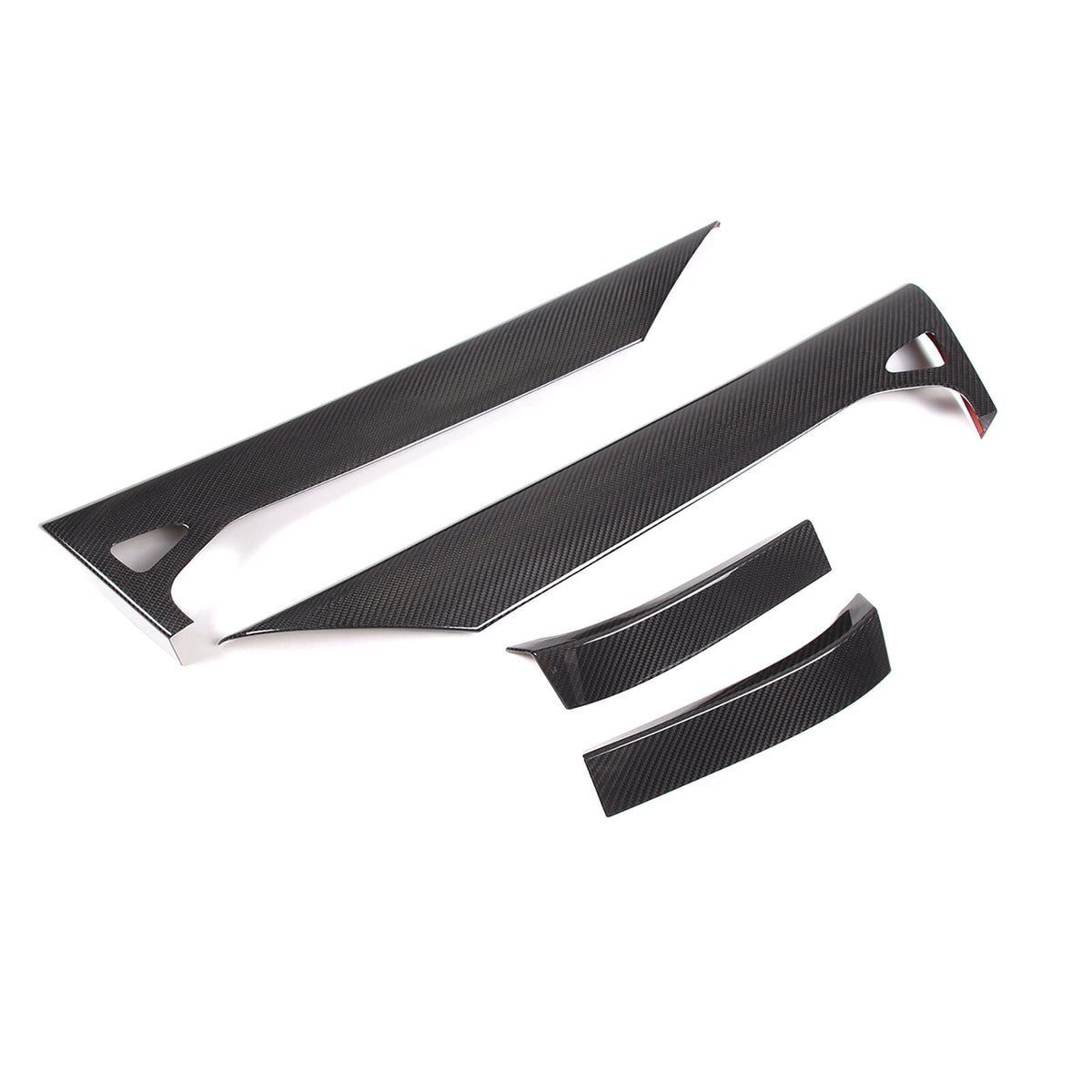 Real Dry Carbon Fiber Full Interior Center Set Trim Kit For Corvette C8 20-25 US - Styles 51-55 45