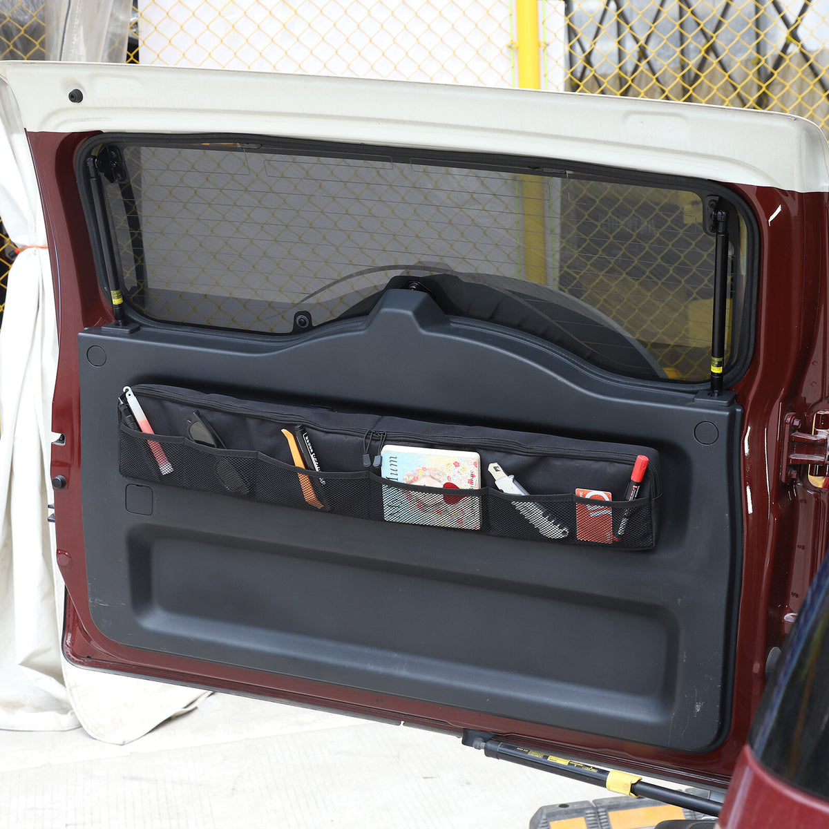 Interior Tailgate Storage Bag /Tool Organizer for Toyota FJ Cruiser 2007-21 2