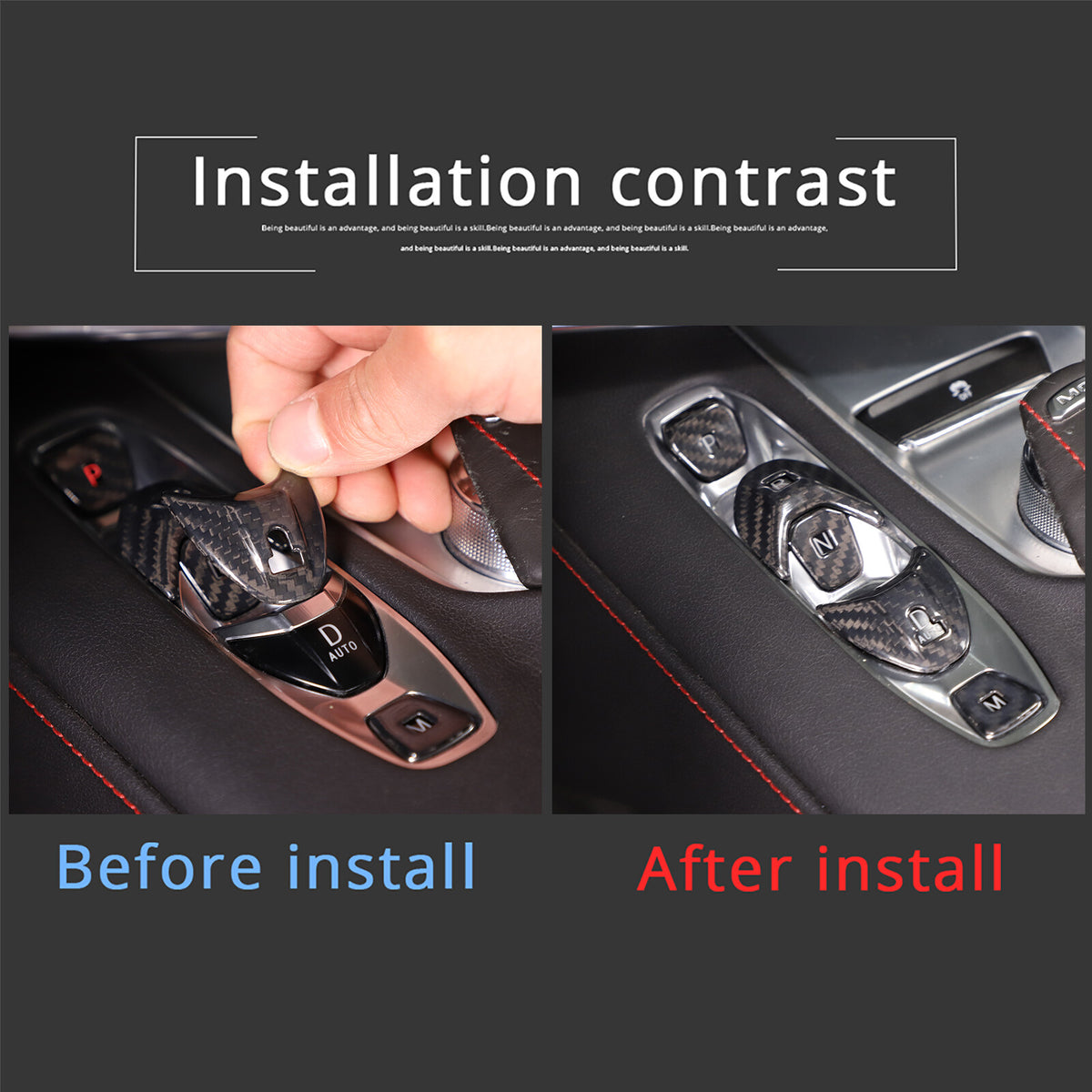 Real Dry Carbon Fiber Full Interior Center Set Trim Kit For Corvette C8 20-25 US - Styles 31-35 14