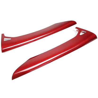 Red Real Carbon Fiber Full Interior Set Decor Trim Kit for Corvette C8 20-25 - Styles 41-45 69