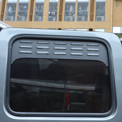 Black Aluminium Alloy Rear Door Window Air Vents Screens For Benz G-class 19-23 12