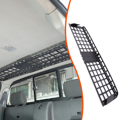 Aluminum Rear Roof Hanging Rack Molle Panel For Nissan Frontier King Cab 2009-17 8