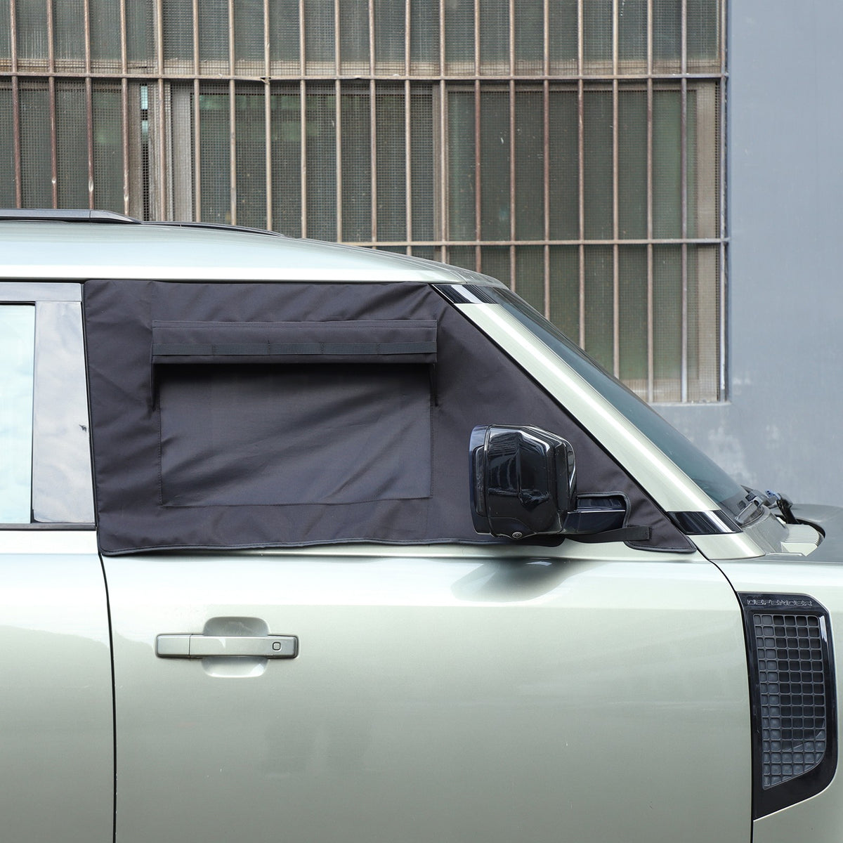 Front Window Sunshade Cover Trim For Land Rover Defender L663 2020+ 4