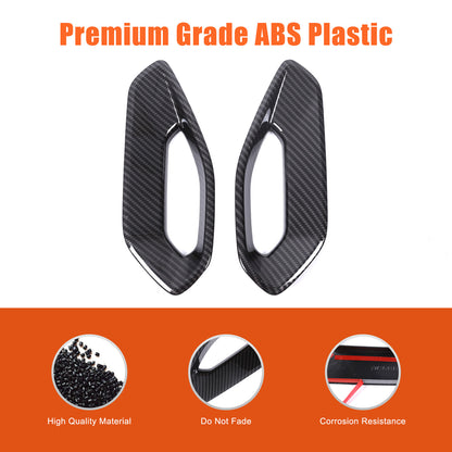 Carbon Fiber ABS Center Console Side Armrest Trim For Nissan Frontier 2022+ US 9