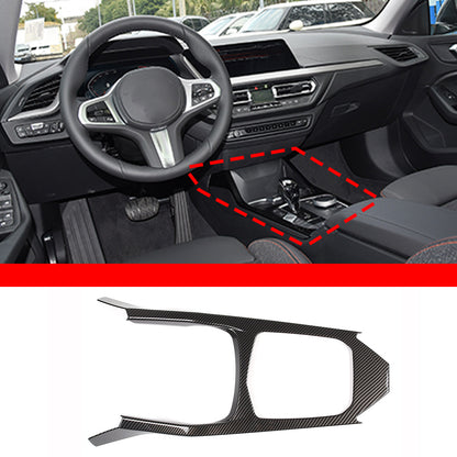 ABS Carbon Center Console trim Cover for BMW 1 Series 118i 128ti Hatchback 20-24 3
