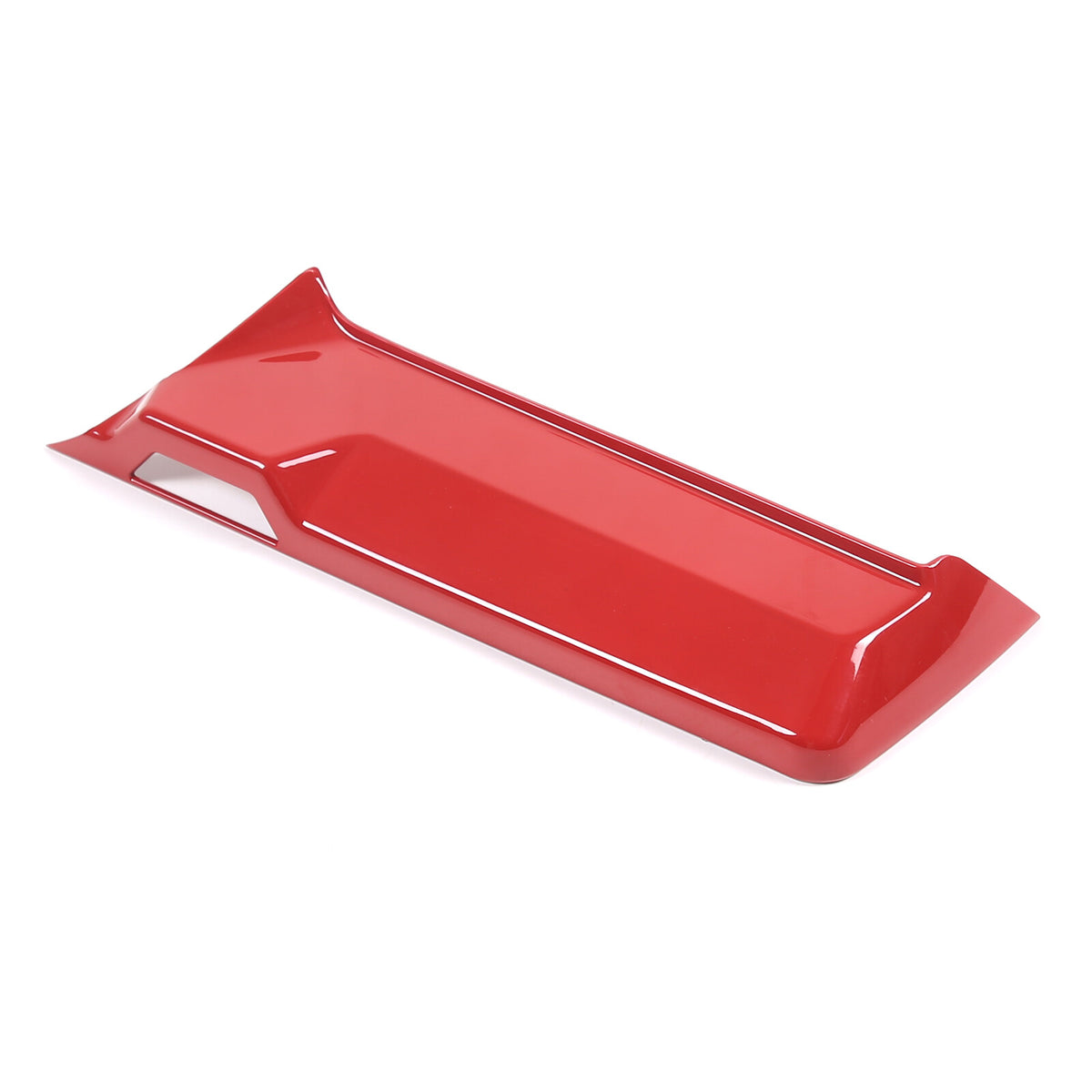 Interior ABS Red Console GPS Navigation Cover Trim For Corvette C8 Stingray 6