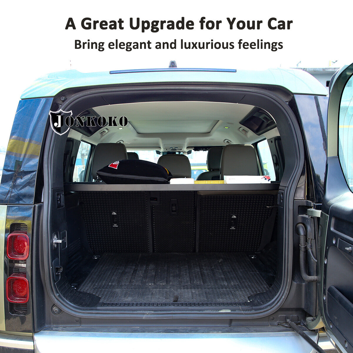 Rear Cargo Basket Rack Luggage Storage Carrier for Land Rover Defender 110 20-23 9