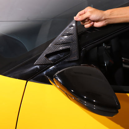 Real Carbon fiber Window A Pillar Triangle Cover Trim for Lotus EMIRA 2021-2025 10