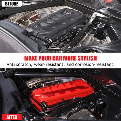 Engine Bay Panel Cover Trim in Edge Blue/Red/Black For Corvette Coupe C8 2020-26 - Styles 1-5 12