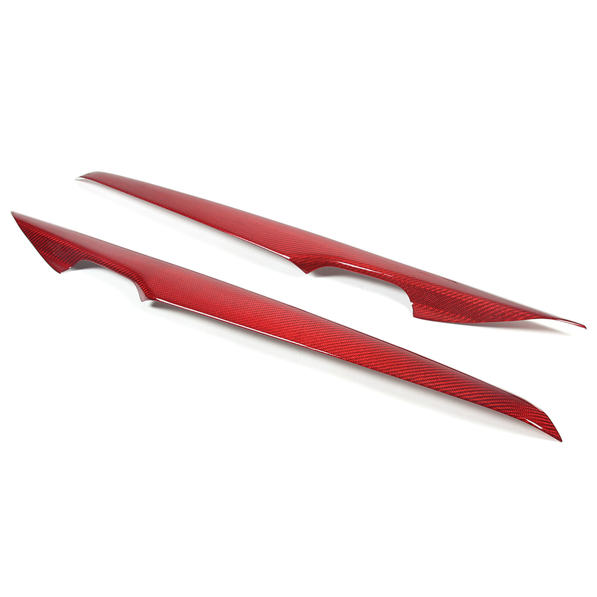 Red Real Carbon Fiber Full Interior Set Decor Trim Kit for Corvette C8 20-25 - Styles 41-45 48