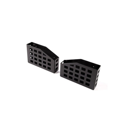 Black Gear Shift Side Storage Box Two Baskets Trim For LR Defender 04-19 11