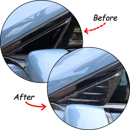 Forged A-Pillar Front Door Triangle Cover Trim For BMW 8 Series G14 15 16 19-22 6