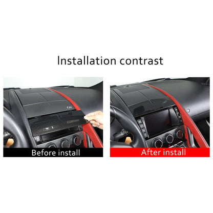 ABS Carbon Fiber Interior Center Console Trim Cover Kit For Jaguar F-TYPE 13-24 9