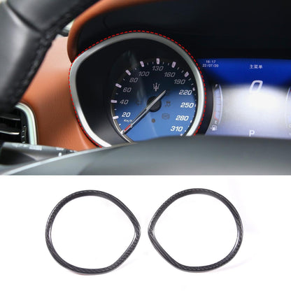 Real Carbon Fiber Dashboard Ring Panel Trim For Maserati Levante /Ghibli 2016-20 2