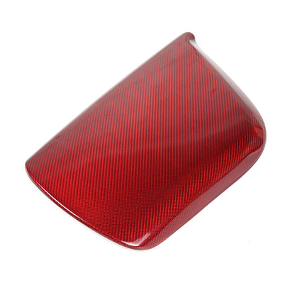 Red Real Carbon Fiber Center Console Armrest Box Cover Trim For Corvette C7 14+ 14