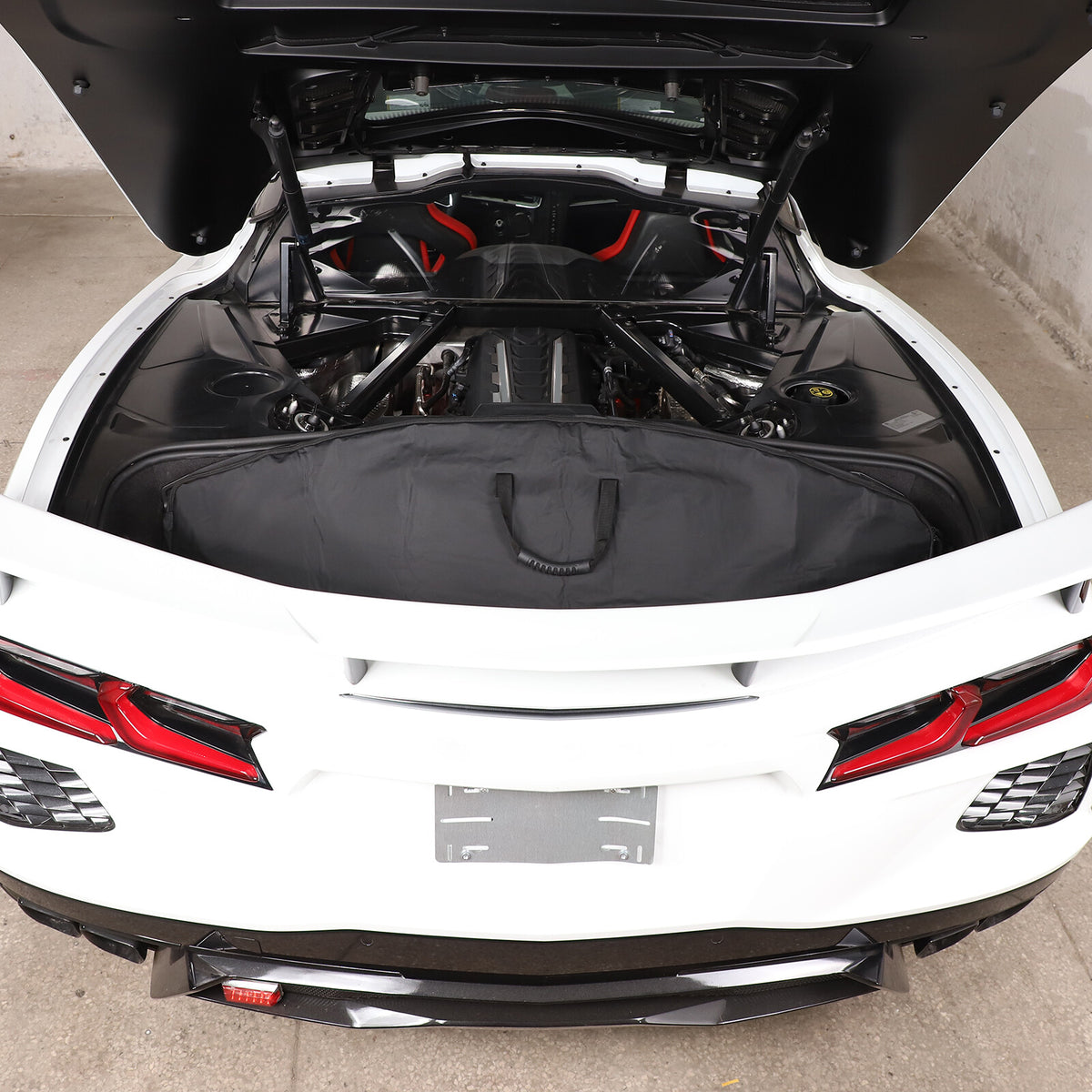 Front & Rear Center Console Storage Bag Tray For Corvette C8 2020+ - Variants 1-5 8