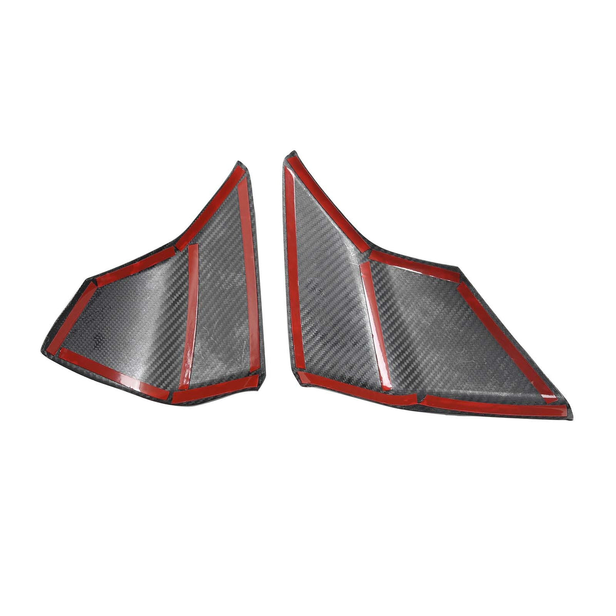 Carbon Fiber Dashboard Cover Side Instrument Hood Panel For C8 Corvette 20-25 US 13