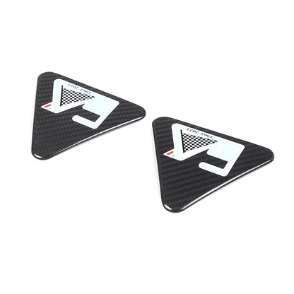 Real Carbon Car Side Fender Emblem Badge Trim For Alfa Romeo Giulia/Stelvio 17+ 8