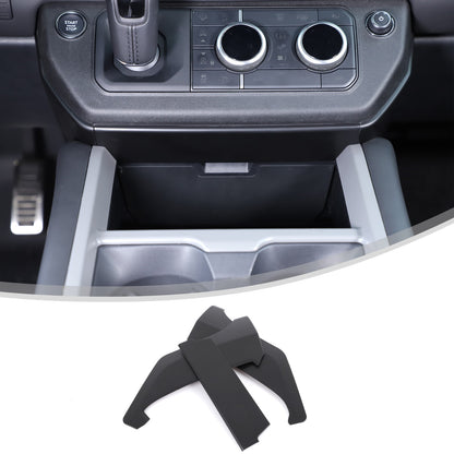 Matte Black ABS Center Console Knee Side Panel Trim For LR Defender L663 2025+ 11