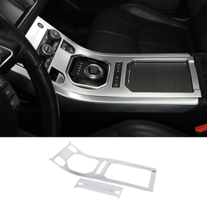 Silver Central Console Gear Shift Panel Cover for Range Rover Evoque 12-18 3
