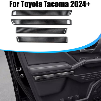 ABS Carbon Fiber Interior Full Set Panel Cover Trim Kit for Toyota Tacoma 24-26 - Styles 1-5 33