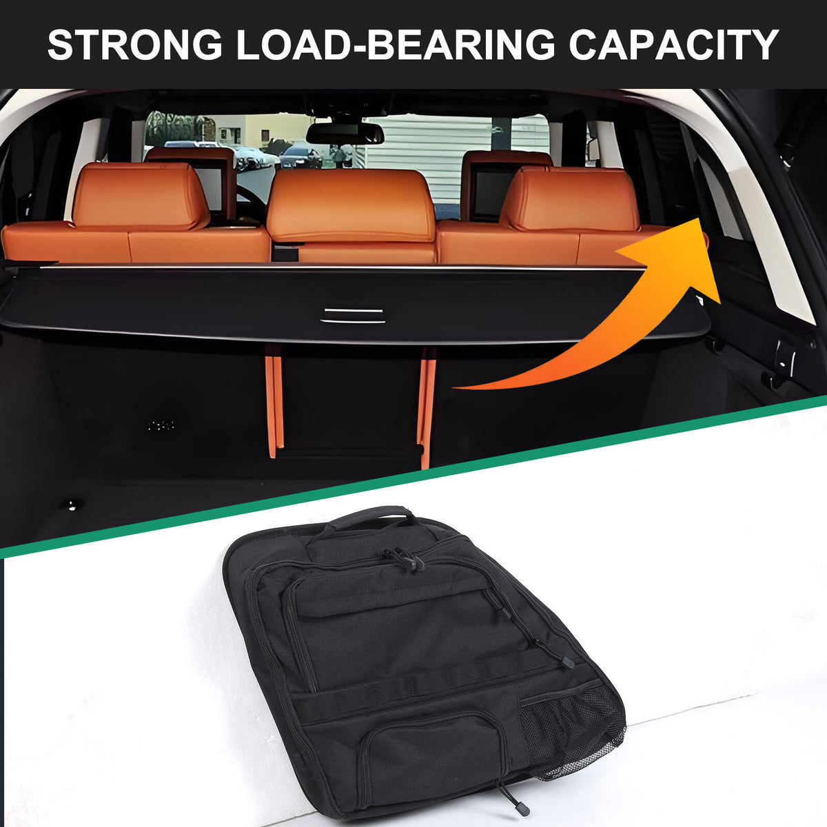 Car Trunk Right Side Window Storage Tool Bag For Range Rover Sport L494 2014-22 9