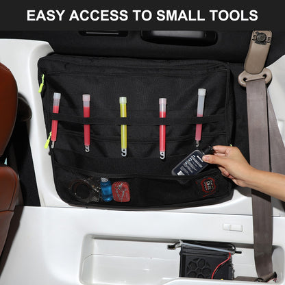 Rear Trunk Right Side Window Storage Bag Tray Box For Toyota Prado LC90 1996-02 7