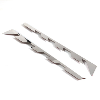 Aluminum Alloy Silver Engine Side Decoration Cover For Corvette C8 2020-2026 5