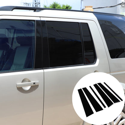 Glossy Piano Black Front Windshield A B Pillar Trim Molding For LR4 L319 2010-16 16