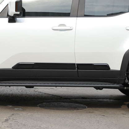 Glossy black Body Side Door Moulding Cover Trim For Toyota Land Cruiser LC250 24 23