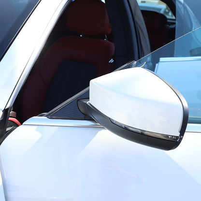 For Maserati Ghibli Quattroporte 2014+Carbon Fiber Door A-Pillar Triangular Trim 5