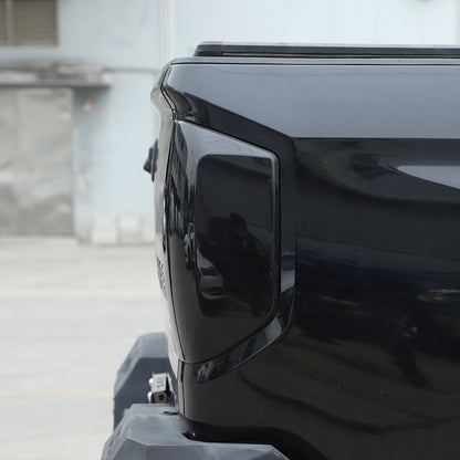 Smoked Black Rear Tail Light Lamp Guard Cover Trim For Toyota Tundra 2014-2021 15