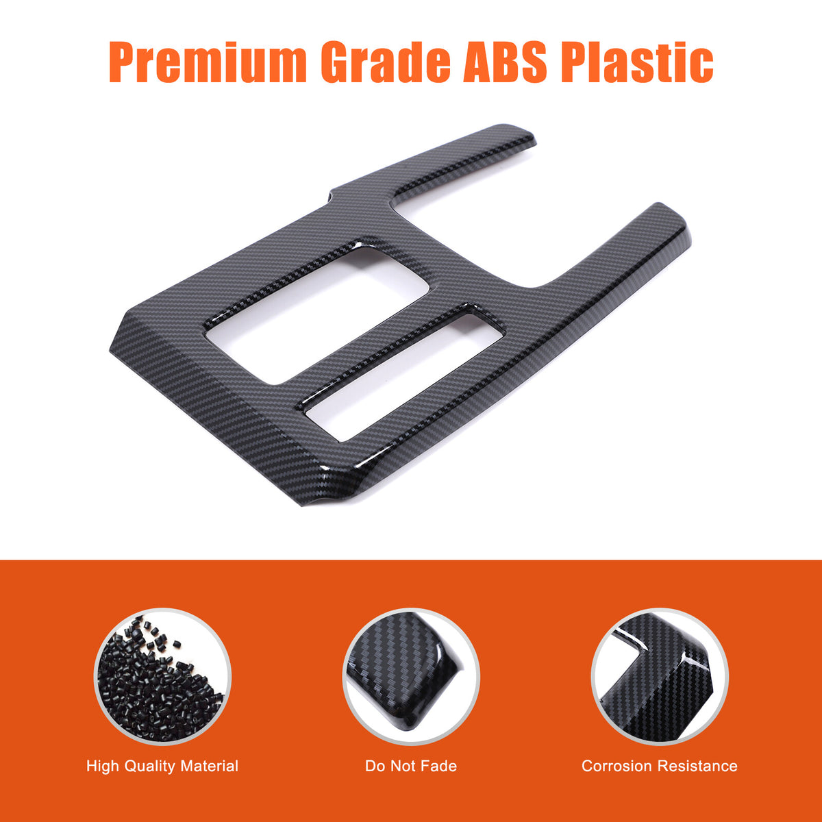 ABS Carbon Fiber Center Console Gear Shift Frame For Acura Integra 2023-2024 14