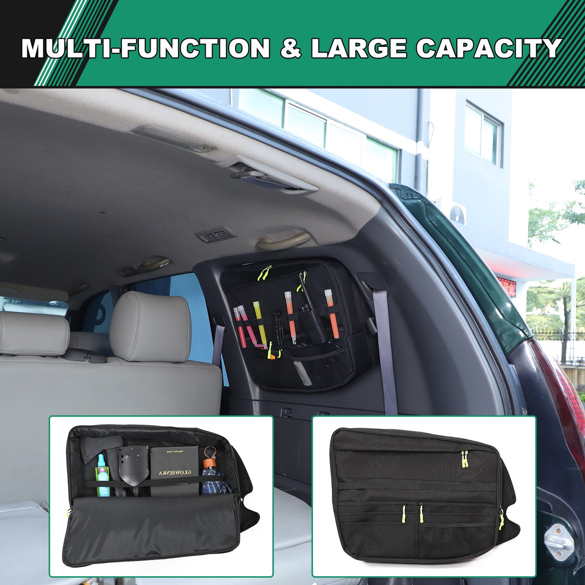 Right Side Cargo Trunk Storage Bag For Toyota Land Cruiser Prado J120 2003-09 US 19