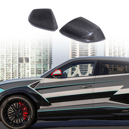 Real Carbon Fiber Exterior Side Mirror Trim For Lamborghini URUS 2018-24 US 11