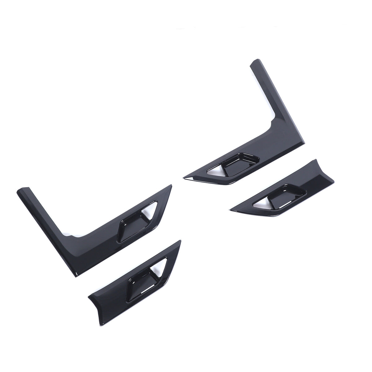 Glossy Black Interior Door Bowl Panel Trim Cover For Lexus GX550 2025+ 15