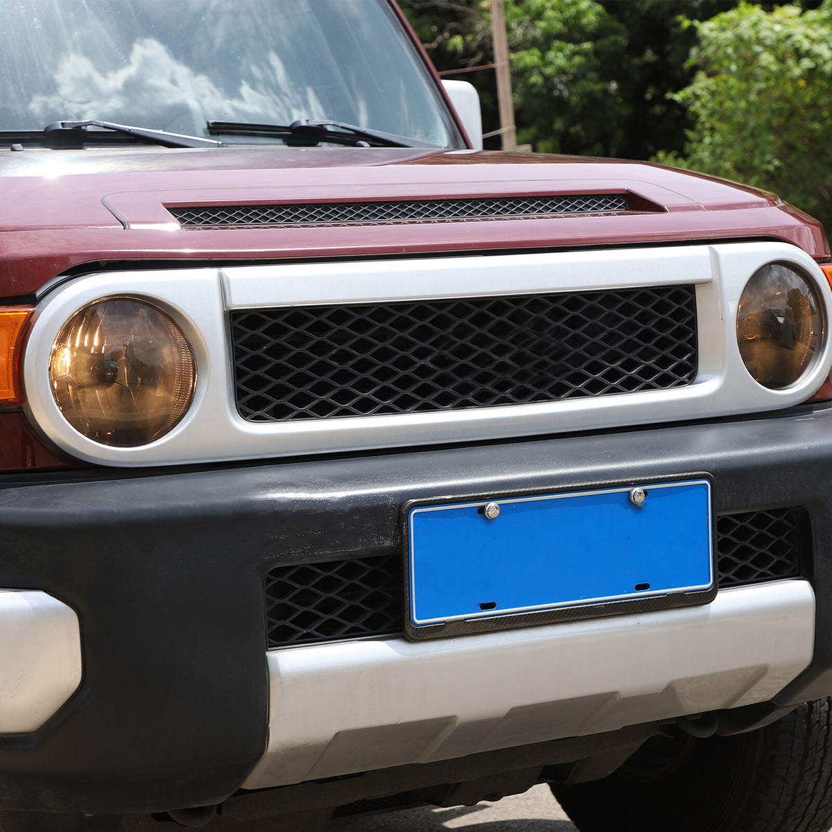 Black Smoked Front Left + Right Headlight Lens Cover For Toyota FJ Cruiser 07-21 14