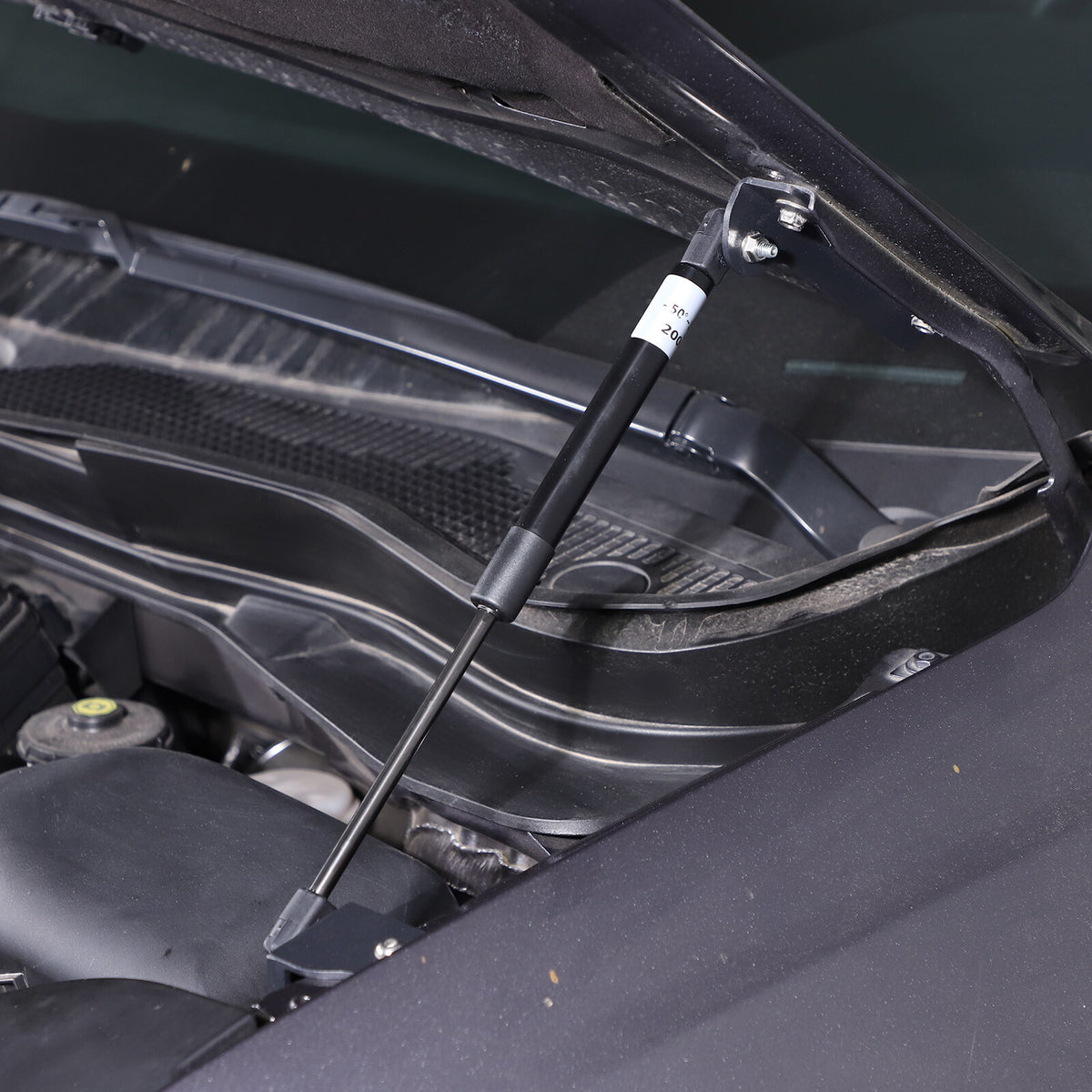 Black Steel Front Hood Lift Support Corner Cover Trim For Honda Pilot 2016-22 US 7