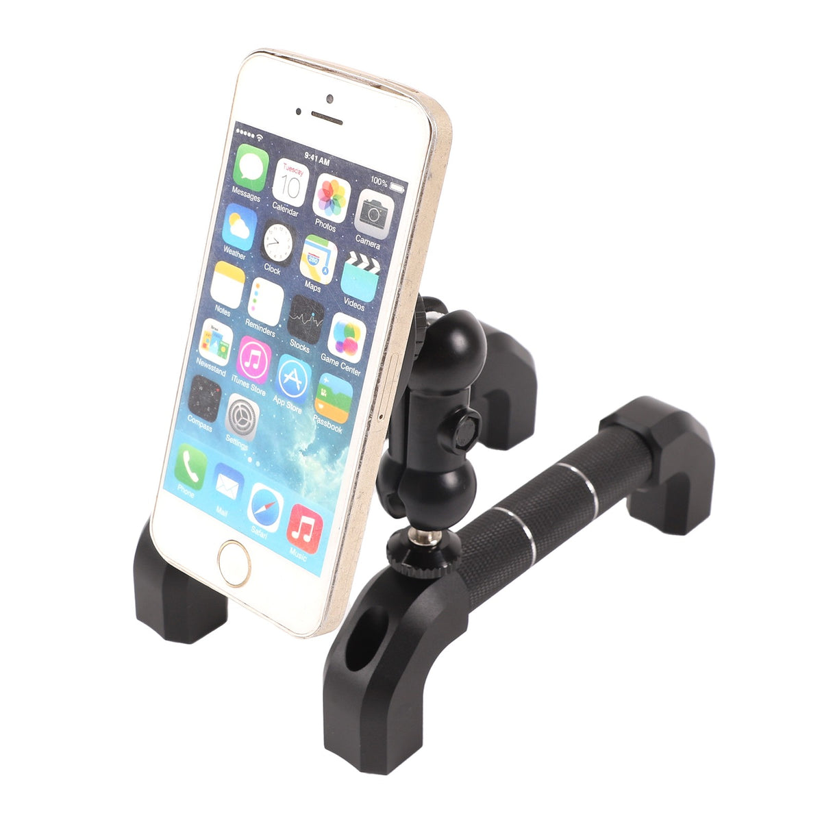 Replace Black A-Pillar Handle W/ Phone Mount For LR Defender L316 2004-2018 13