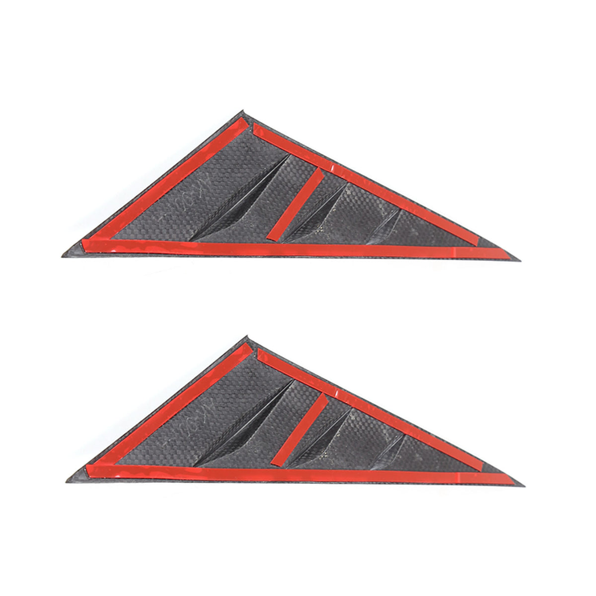 Forged Carbon Fiber Window Triangle A-Pillar Cover Trim For Corvette C6 2005-13 18