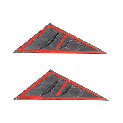 Forged Carbon Fiber Window Triangle A-Pillar Cover Trim For Corvette C6 2005-13 18