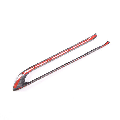 Real Carbon fiber Center Console air outlet frame Trim Cover For Mazda MX-5 16+ 3