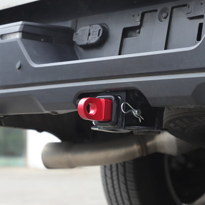 Red Aluminum Alloy Trailer Mount Receiver Hitch Tow Hook For Toyota Tundra 2022+ 12