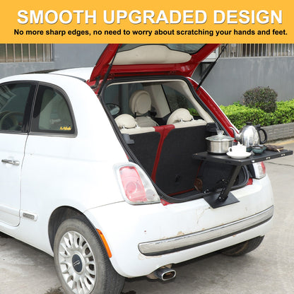 Car Camping Portable Trunk Lock Latch Table For Fiat 500 2009-2015 8